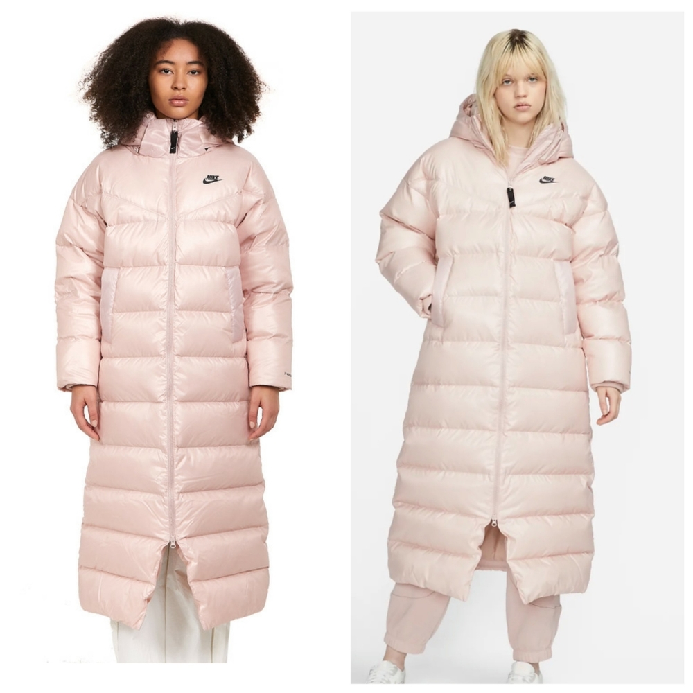 NWT Nike Pink Therma-Fit Hoodie Parka Size L